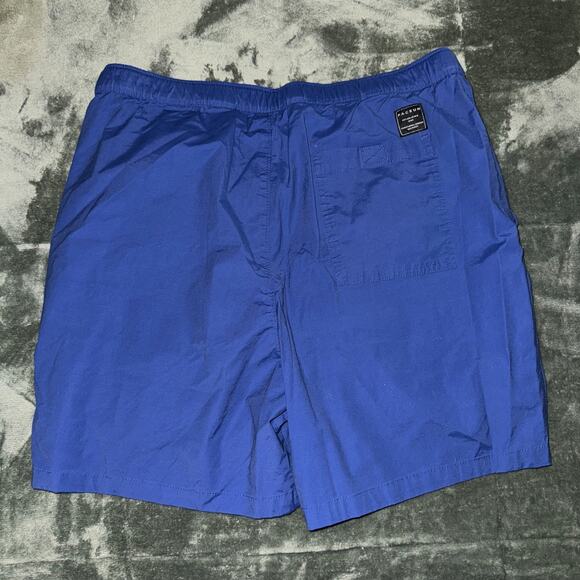 Pacsun Cargo Shorts Men Large Blue Cotton Stretch Adjustable Waistband 6" Inseam - Picture 2 of 7